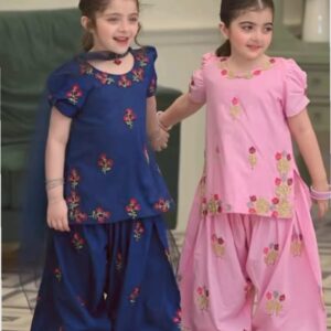 Girls' Kids Party Wear Suit – Soft, Stylish & Comfortable Dress for Baby Girls
